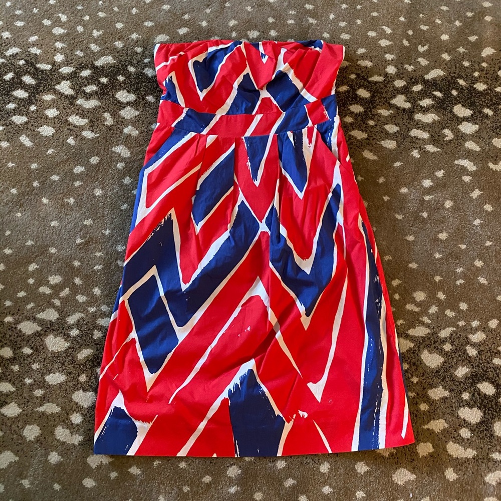 Anthropologie Strapless Dress - sz 4
